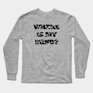 Where Is My Mind, black Long Sleeve T-Shirt